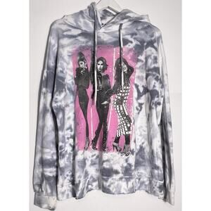 Selena Hoodie Size Large Womens Queen of Music Tie Dye Hooded Sweatshirt